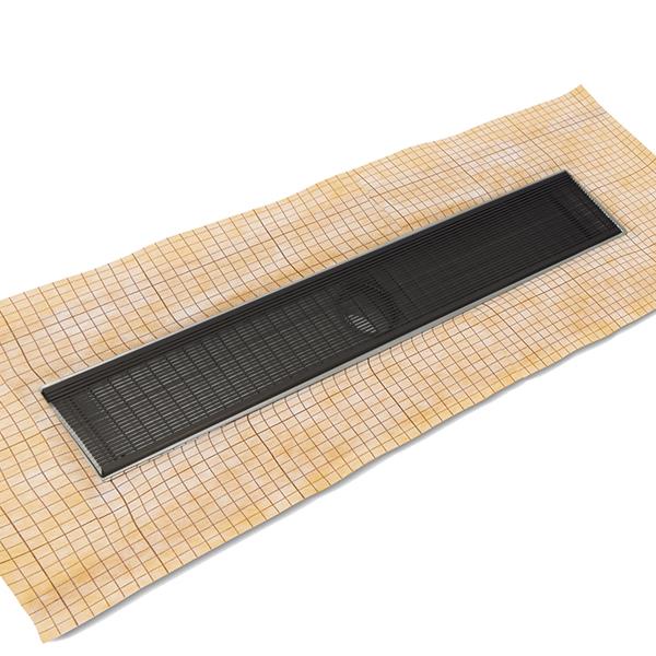 Infinity Drain - 60 Inch FCS Series Complete Kit with 4 Inch Wedge Wire Grate