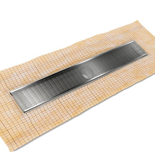 Infinity Drain - 42 Inch FCS Series Complete Kit with 4 Inch Wedge Wire Grate
