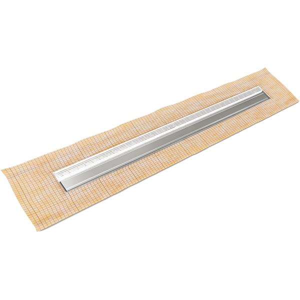 Infinity Drain - 60 Inch FCS Series Complete Kit with 1.5 Inch Wedge Wire Grate