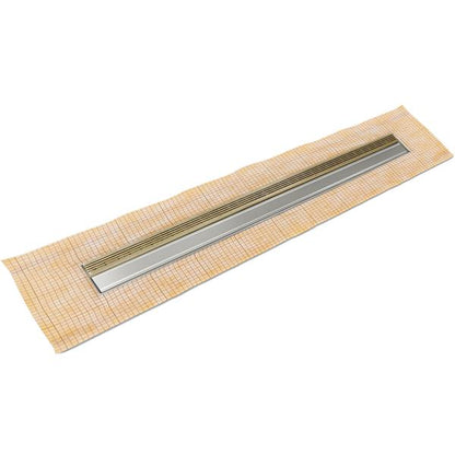 Infinity Drain - 60 Inch FCS Series Complete Kit with 1.5 Inch Wedge Wire Grate