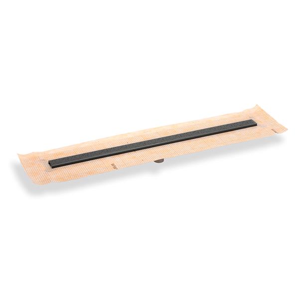 Infinity Drain - 24 Inch FCS Series Complete Kit with 2 1/2 Inch Adhesion Style Grate