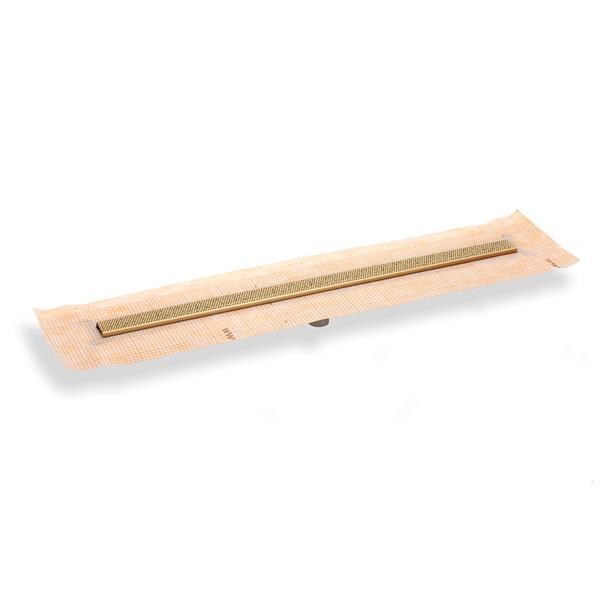 Infinity Drain - 42 Inch FCS Series Complete Kit with 2 1/2 Inch Adhesion Style Grate