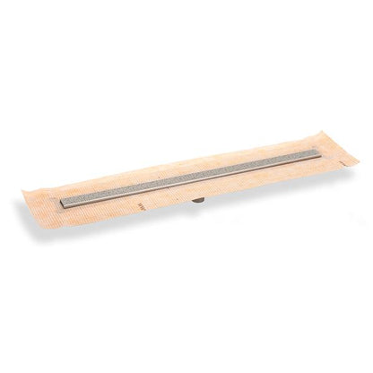 Infinity Drain - 24 Inch FCS Series Complete Kit with 2 1/2 Inch Adhesion Style Grate