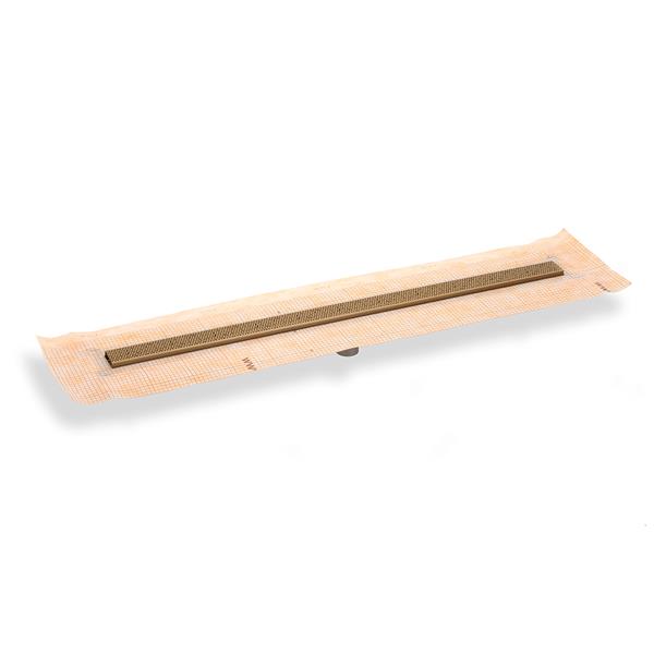 Infinity Drain - 60 Inch FCS Series Complete Kit with 2 1/2 Inch Adhesion Style Grate