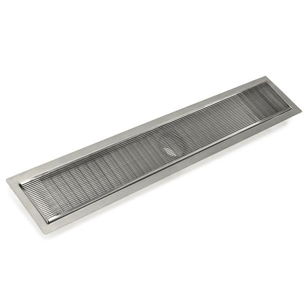Infinity Drain - 32 Inch FF Series Complete Kit with 4 Inch Wedge Wire Grate
