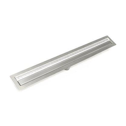 Infinity Drain - 60 Inch FF Series Complete Kit with 1.5 Inch Wedge Wire Grate