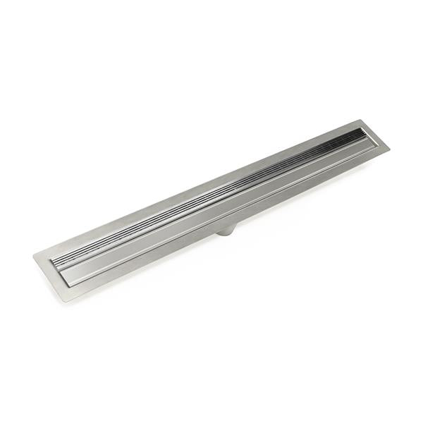 Infinity Drain - 48 Inch FF Series Complete Kit with 1.5 Inch Wedge Wire Grate