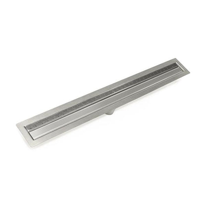 Infinity Drain - 48 Inch FF Series Complete Kit with 1.5 Inch Wedge Wire Grate