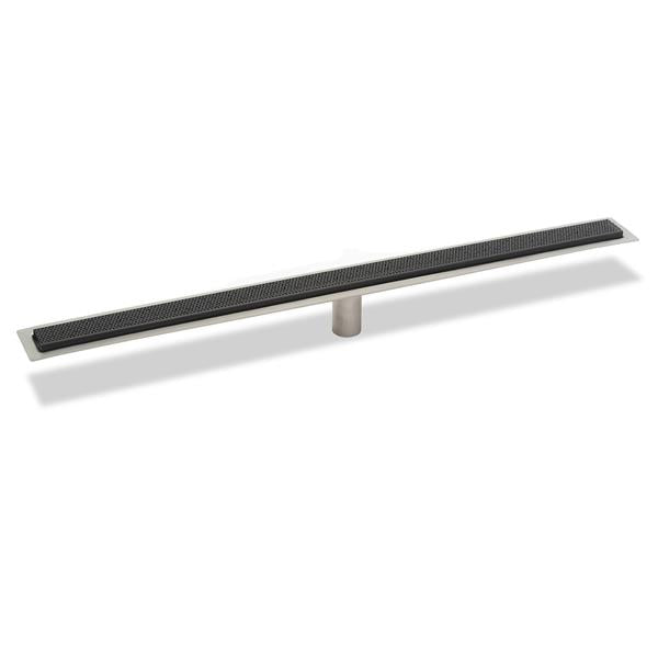 Infinity Drain - 60 Inch FF Series Complete Kit with 2 1/2 Inch Adhesion Style Grate