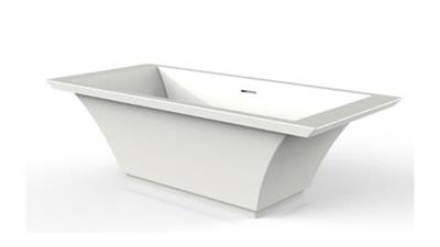 Clearance Graff - Finezza Bathtub in Sleek-Stone® with PC Drain