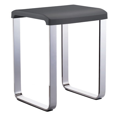 Smedbo - Living Shower Chair, Chrome Aluminium/Dark Grey Seat