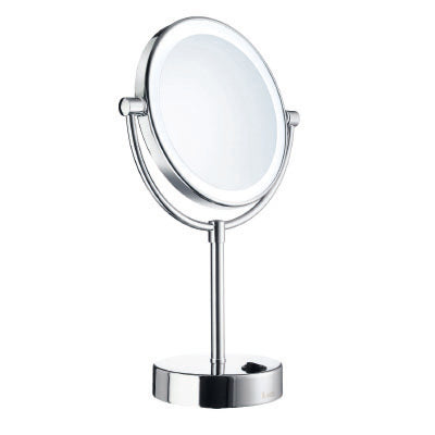 Smedbo - Outline Shaving And Make-Up Mirror With Led-Technology In Polished Chrome