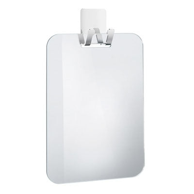Smedbo - Outline Lite Plastic Mirror With Self-Adhesive Hook, Chromed Stainless Steel