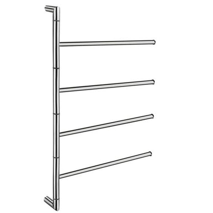 Smedbo - Outline Lite Towel Bar, 4 Swivel Arms For Towels In Stainless Steel Polished