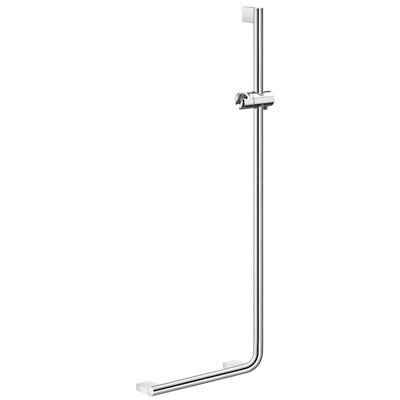 Smedbo - Living Grab Bar, L-Shaped. Right. Chromed Stainless Steel. 1230X530 Mm.