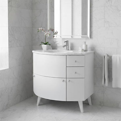 Lacava - Flou Free-Standing Wood Base With Three Drawers And One Door
