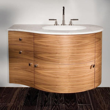 Lacava - Flou Free-Standing Wood Base With Three Drawers And One Door