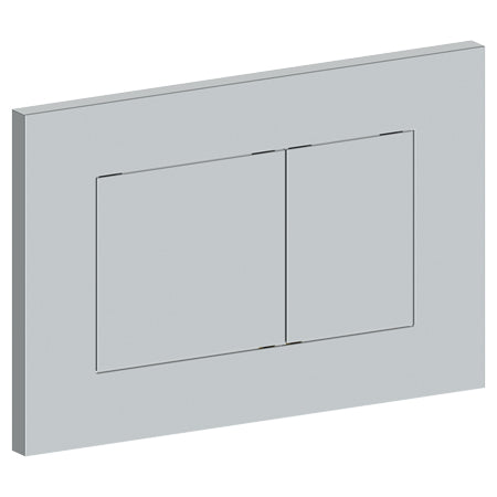 Watermark - Rectangular Dual Flush Actuator Plate