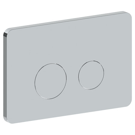 Watermark - Rounded Dual Flush Actuator Plate