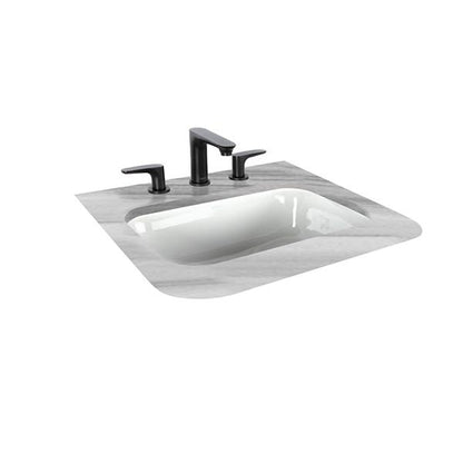 Lacava - Flutti Countertop For Vanity Flt-W-24 With A Cut-Out For Sink H270. W:24 Inch X D:22 Inch