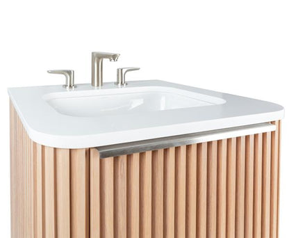 Lacava - Flutti Countertop For Vanity Flt-W-24 With A Cut-Out For Sink H270. W:24 Inch X D:22 Inch
