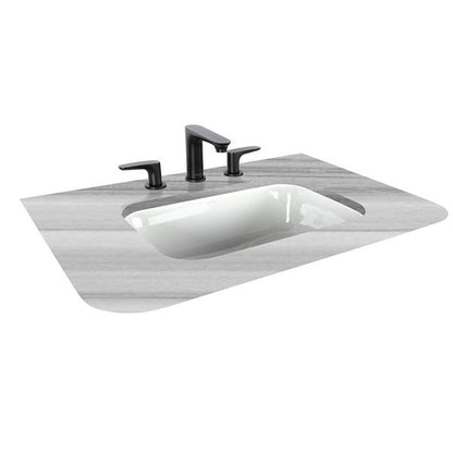 Lacava - Flutti Countertop For Vanity Flt-W-30 With A Cut-Out For Sink H270. W:30 Inch X D:22 Inch.