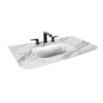 Lacava - Flutti Countertop For Vanity Flt-W-36 With A Cut-Out For Sink H270. W:36 Inch X D:22 Inch.