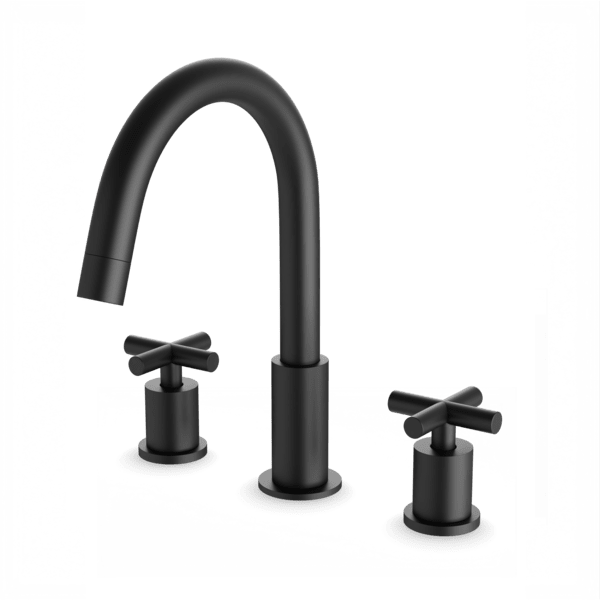Artos - Opera 8 Inch Widespread Bathroom Faucet With Cross Handles