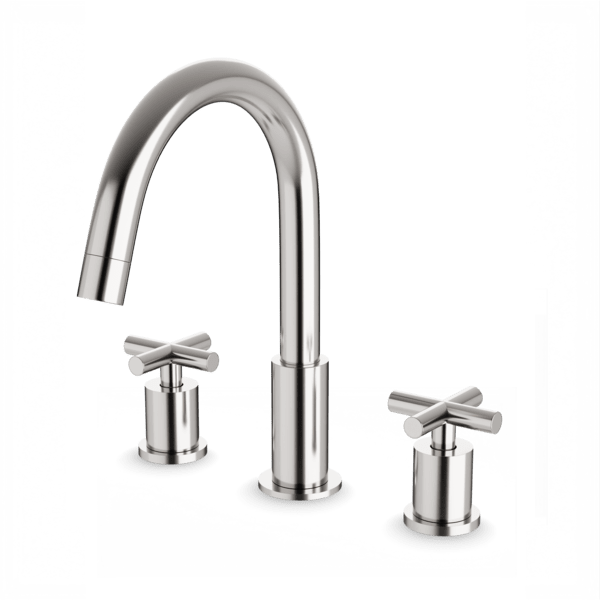 Artos - Opera 8 Inch Widespread Bathroom Faucet With Cross Handles