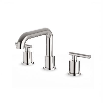 Artos - Opera 8 Inch Widespread Bathroom Faucet With Low Spout & Lever Handles