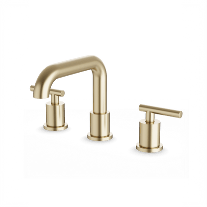 Artos - Opera 8 Inch Widespread Bathroom Faucet With Low Spout & Lever Handles