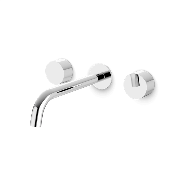 Artos - Opera 3-Hole Wall Mount Tub Filler with Disc Handles