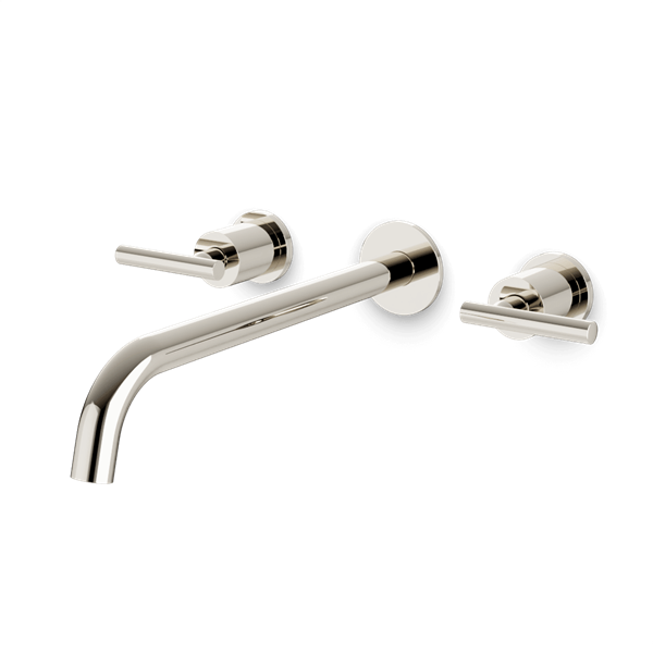 Artos - Opera 3-Hole Wall Mount Tub Filler with Extended Spout & Lever Handles