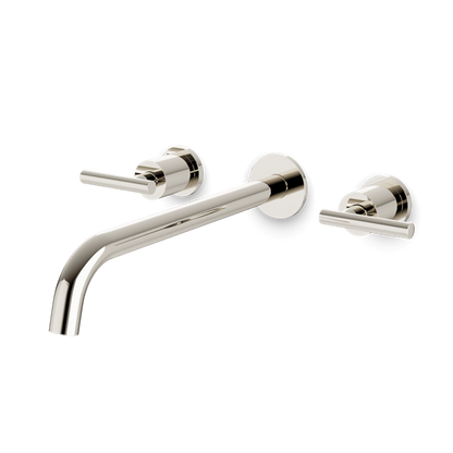 Artos - Opera 3-Hole Wall Mount Tub Filler with Extended Spout & Lever Handles