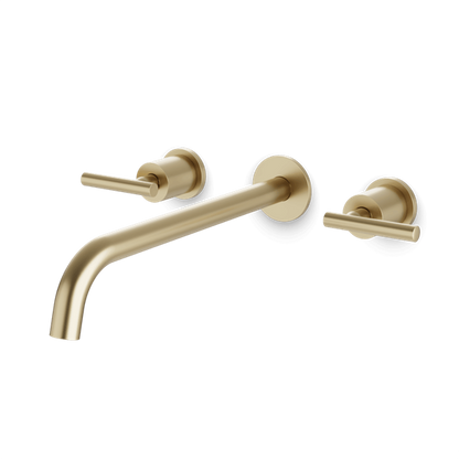 Artos - Opera 3-Hole Wall Mount Tub Filler with Extended Spout & Lever Handles
