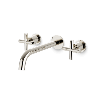 Artos - Opera 3-Hole Wall Mount Tub Filler with Cross Handles