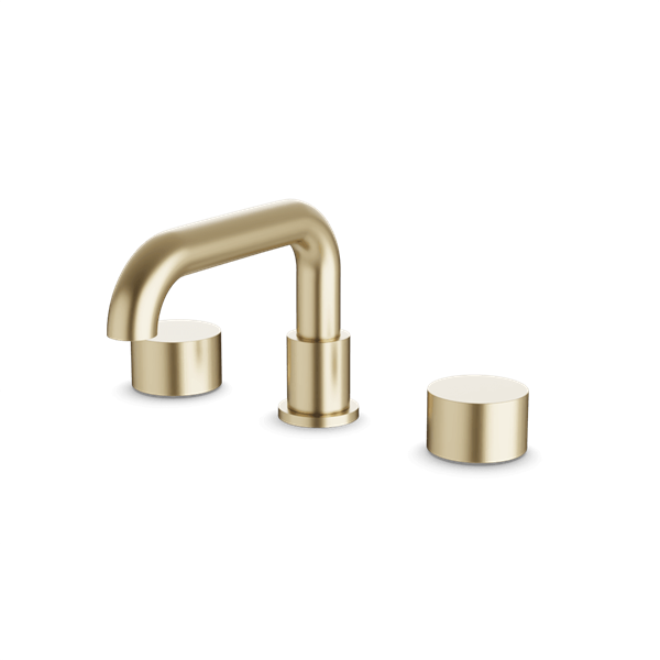 Artos - Opera 8 Inch Widespread Bathroom Faucet With Low Spout & Disc Handles