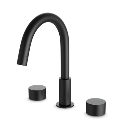 Artos - Opera 3-Hole Deck Mount Tub Filler With Disc Handles