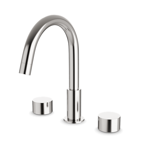 Artos - Opera 3-Hole Deck Mount Tub Filler With Disc Handles