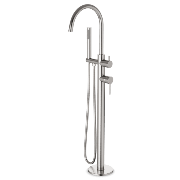 Artos - Opera Floor Mount Tub Filler Trim Kit with Hand Shower