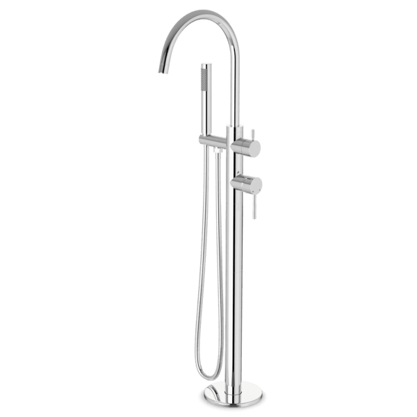 Artos - Opera Floor Mount Tub Filler Trim Kit with Hand Shower
