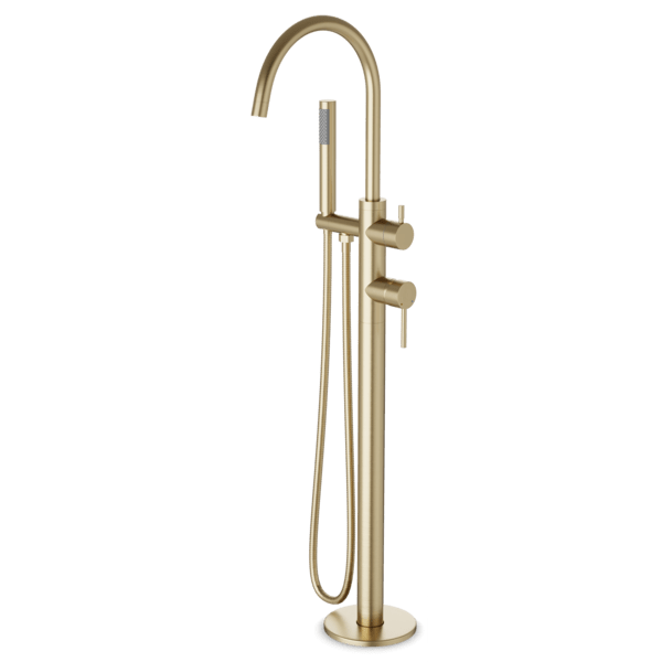 Artos - Opera Floor Mount Tub Filler Trim Kit with Hand Shower