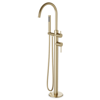 Artos - Opera Floor Mount Tub Filler Trim Kit with Hand Shower