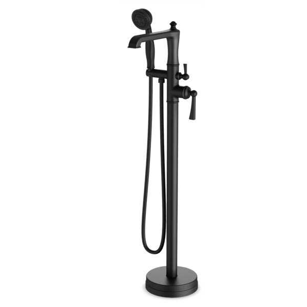 Artos - Classic Floor Mount Tub Filler Trim Kit with Hand Shower