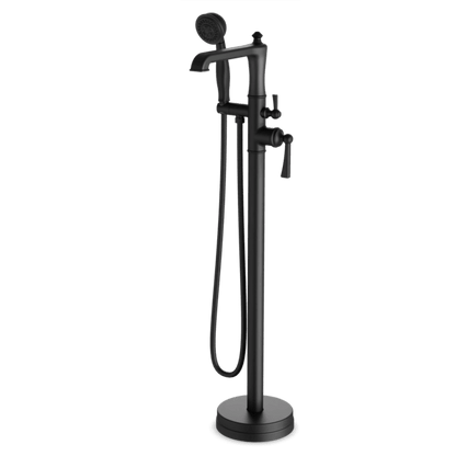 Artos - Classic Floor Mount Tub Filler Trim Kit with Hand Shower