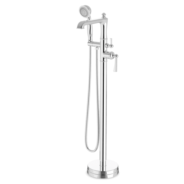 Artos - Classic Floor Mount Tub Filler Trim Kit with Hand Shower