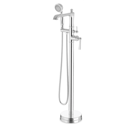 Artos - Classic Floor Mount Tub Filler Trim Kit with Hand Shower