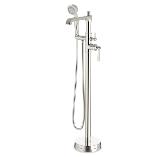 Artos - Classic Floor Mount Tub Filler Trim Kit with Hand Shower