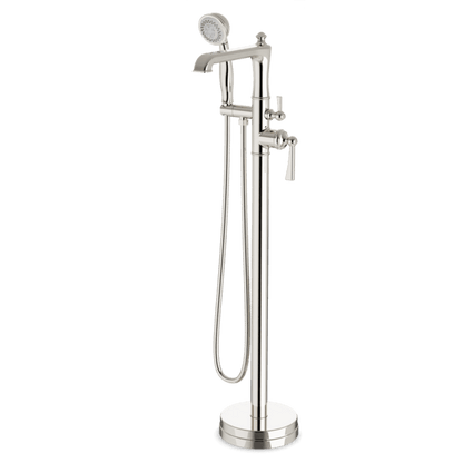 Artos - Classic Floor Mount Tub Filler Trim Kit with Hand Shower