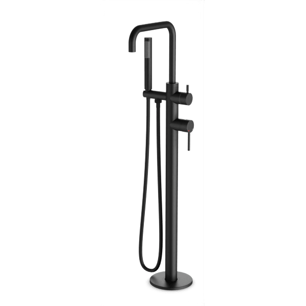 Artos - Opera Floor Mount Tub Filler Trim Kit with Low Spout & Hand Shower